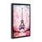 Stupell Industries Blush Watercolor Eiffel Tower Floating Frame, design by Creative Studio